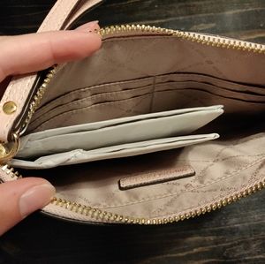 Michael Kors Medium Zip Pouch (Clutch) Soft Pink